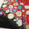 振袖 金駒刺繍 正絹 蝶・昆虫柄 袷仕立て 身丈161cm 裄丈68.5cm リサイクル着物 着物 箔 成人式 二十歳 二十歳の集い パーティー 華やか 桜 赤・朱_画像4