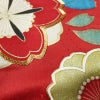 振袖 金駒刺繍 正絹 蝶・昆虫柄 袷仕立て 身丈161cm 裄丈68.5cm リサイクル着物 着物 箔 成人式 二十歳 二十歳の集い パーティー 華やか 桜 赤・朱_画像8