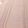 盛夏 色無地 しつけ糸付き 一つ紋付き ポリエステル その他の柄 単衣仕立て 身丈158cm 裄丈64.5cm リサイクル着物 着物 薄物 ピンク_画像5
