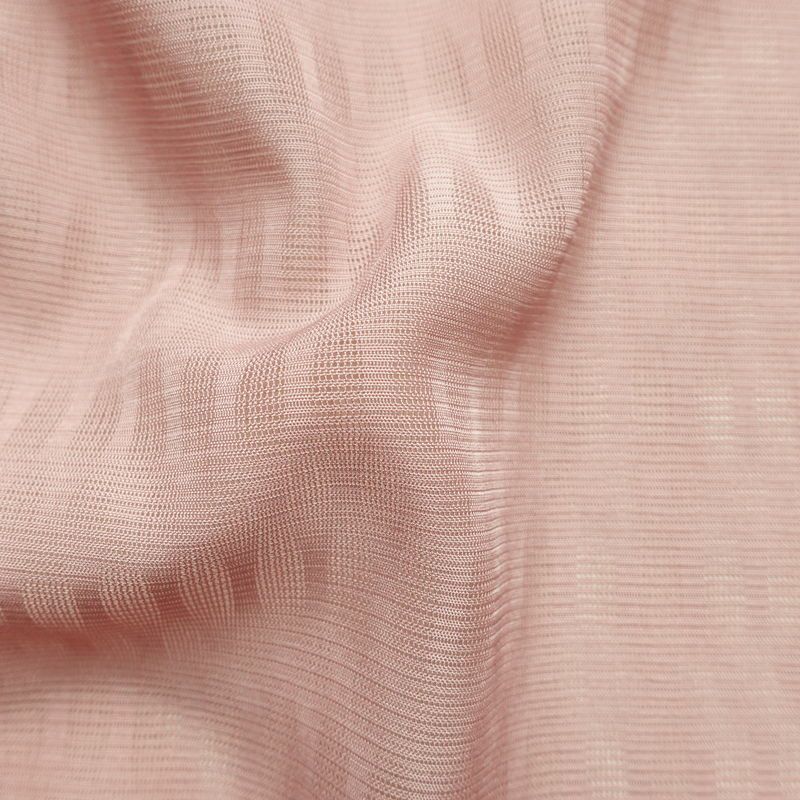 盛夏 色無地 しつけ糸付き 一つ紋付き ポリエステル その他の柄 単衣仕立て 身丈158cm 裄丈64.5cm リサイクル着物 着物 薄物 ピンク_画像21