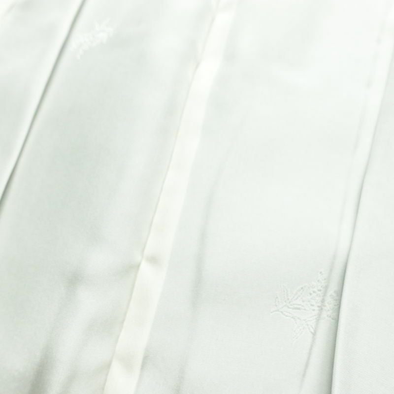 付け下げ 一つ紋付き 正絹 花柄 袷仕立て 身丈158cm 裄丈64.5cm リサイクル着物 着物 箔 入学式 卒業式 七五三 お宮参り フォーマル 上品 グレー_画像20