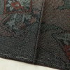 紬 美品 しつけ糸付き 華文紬 手織つむぎ 正絹 古典柄 袷仕立て 身丈158.5cm 裄丈64cm リサイクル着物 着物 黒_画像11