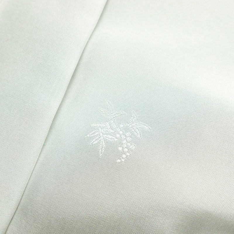 紬 美品 しつけ糸付き 華文紬 手織つむぎ 正絹 古典柄 袷仕立て 身丈158.5cm 裄丈64cm リサイクル着物 着物 黒_画像18