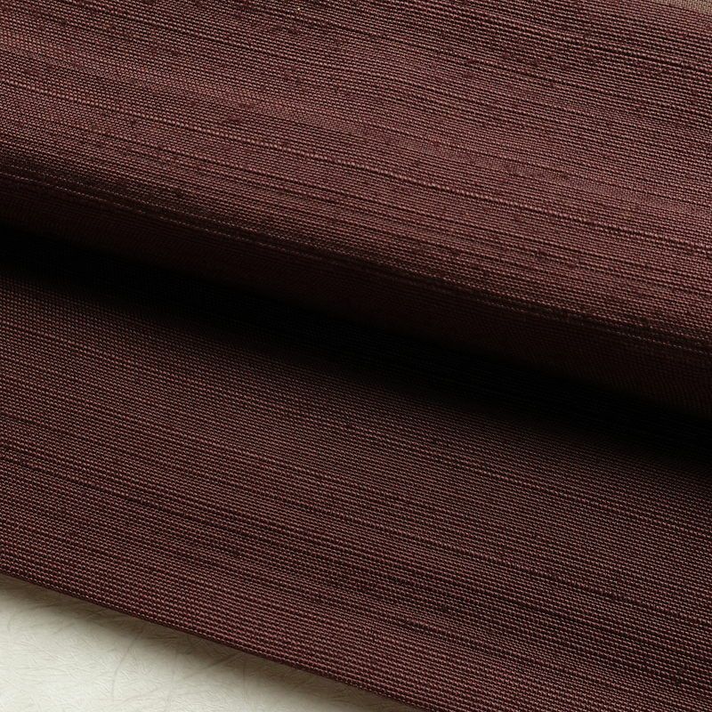 名古屋帯 太鼓柄 良品 正絹 幾何学柄・抽象柄 松葉仕立て なごや帯 リサイクル帯 帯 小豆・エンジ_画像8