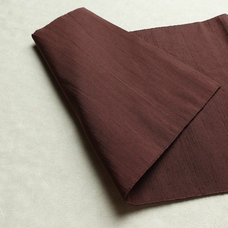 名古屋帯 太鼓柄 良品 正絹 幾何学柄・抽象柄 松葉仕立て なごや帯 リサイクル帯 帯 小豆・エンジ_画像10