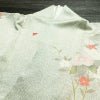 訪問着 良品 正絹 花柄 袷仕立て 身丈159.5cm 裄丈70cm リサイクル着物 着物 箔 入学式 卒業式 七五三 お宮参り フォーマル 緑・うぐいす色_画像14