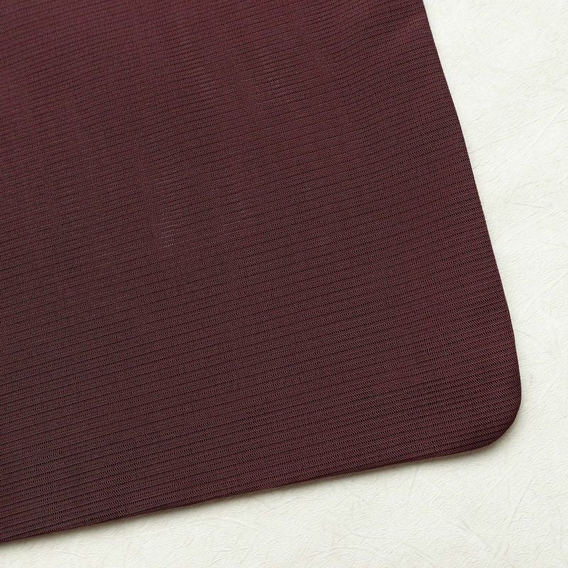 盛夏 色無地 良品 夏用 絽 ポリエステル 無地 単衣仕立て 身丈156.5cm 裄丈63.5cm リサイクル着物 着物 薄物 お茶会 シンプル 紫・藤色_画像15