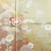 訪問着 良品 正絹 古典柄 袷仕立て 身丈164cm 裄丈68cm リサイクル着物 着物 箔 入学式 卒業式 七五三 お宮参り 盛り上げ箔 フォーマル 松 菊 ベージュ_画像6