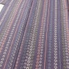 小紋 総柄 正絹 縞柄・線柄 袷仕立て 身丈156.5cm 裄丈64cm リサイクル着物 着物 紫・藤色_画像5