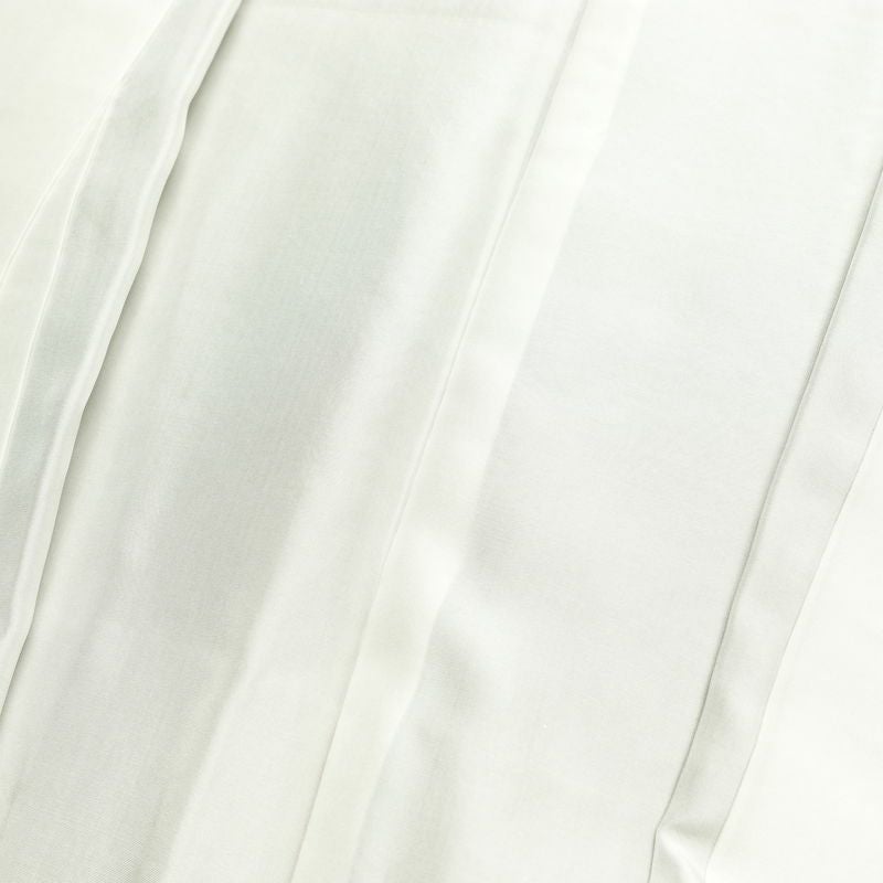 付け下げ 良品 正絹 木の葉・植物柄 袷仕立て 身丈164cm 裄丈66cm リサイクル着物 着物 箔 シンプル 紬地 芝 ベージュ_画像18