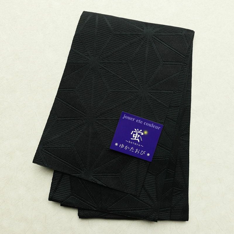 新品 浴衣 帯 2点セット 女性用 綿 平織 古典柄 浴衣 半幅帯 未使用品 百合 ゆり_画像16