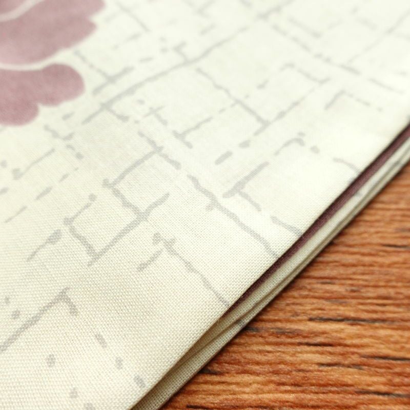 新品 浴衣 帯 2点セット 女性用 綿 平織 古典柄 浴衣 半幅帯 未使用品 小花 くすみピンク_画像14