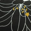 新品 浴衣 帯 2点セット 女性用 綿 平織 古典柄 浴衣 半幅帯 未使用品 百合 黒_画像5