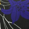 新品 浴衣 帯 2点セット 女性用 綿 平織 古典柄 浴衣 半幅帯 未使用品 百合 黒_画像7