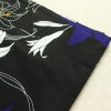 新品 浴衣 帯 2点セット 女性用 綿 平織 古典柄 浴衣 半幅帯 未使用品 百合 黒_画像10