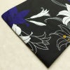 新品 浴衣 帯 2点セット 女性用 綿 平織 古典柄 浴衣 半幅帯 未使用品 百合 黒_画像14