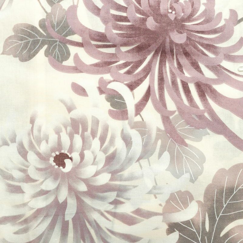 新品 浴衣 帯 2点セット 女性用 綿 平織 古典柄 浴衣 半幅帯 未使用品 乱菊 くすみピンク_画像4