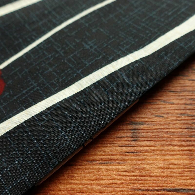 新品 浴衣 帯 2点セット 女性用 綿 平織 古典柄 浴衣 半幅帯 未使用品 よろけ 椿 桜_画像15