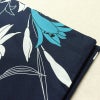 新品 浴衣 帯 2点セット 女性用 綿 平織 古典柄 浴衣 半幅帯 未使用品 百合 紺_画像10