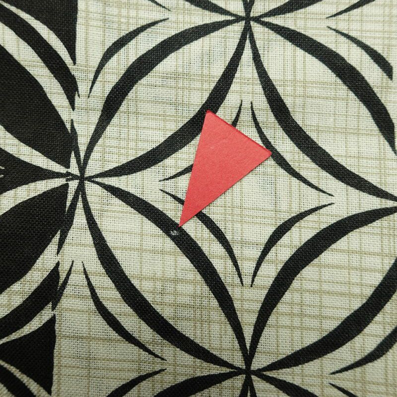 [訳あり]新品 浴衣 帯 2点セット 女性用 綿 平織 古典柄 浴衣 半幅帯 未使用品 七宝縞 黒_画像17