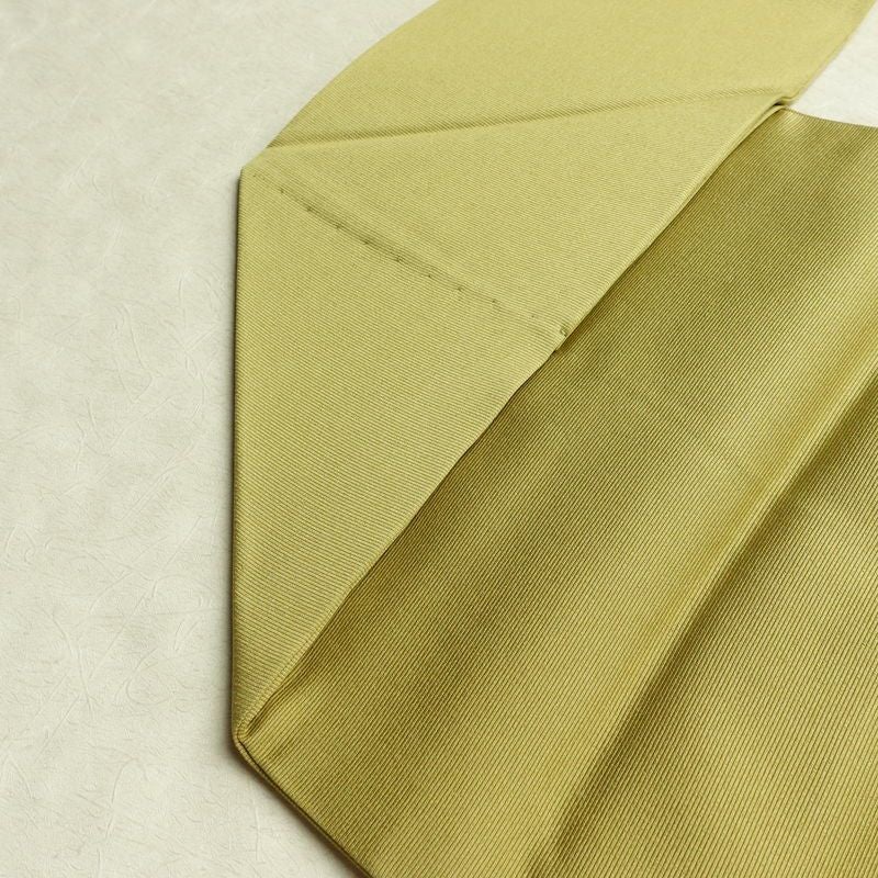 名古屋帯 太鼓柄 美品 正絹 その他の柄 名古屋仕立て なごや帯 リサイクル帯 帯 緑・うぐいす色_画像18