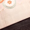 名古屋帯 太鼓柄 正絹 古典柄 名古屋仕立て なごや帯 リサイクル帯 帯 引箔 蝶 ピンク_画像14