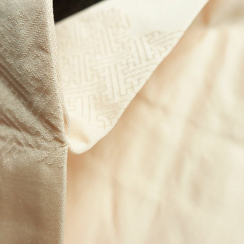 名古屋帯 太鼓柄 正絹 古典柄 名古屋仕立て なごや帯 リサイクル帯 帯 引箔 蝶 ピンク_画像20