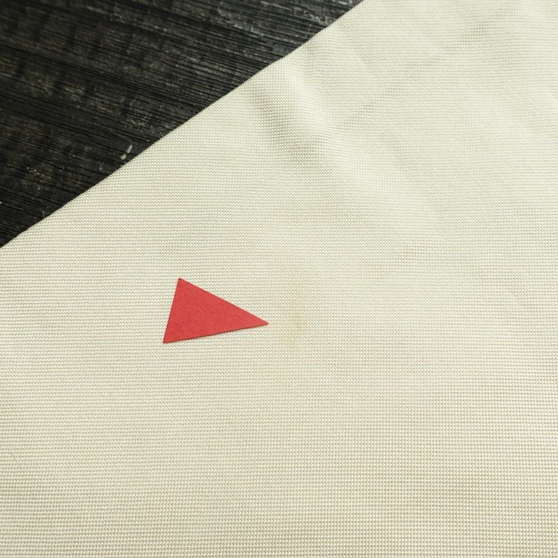 名古屋帯 太鼓柄 相良刺繍 正絹 花柄 名古屋仕立て なごや帯 リサイクル帯 帯 刺繍 クリーム_画像18