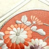 名古屋帯 太鼓柄 良品 正絹 花柄 名古屋仕立て なごや帯 リサイクル帯 帯 刺繍 引箔 銀駒刺繍 金・銀_画像4