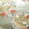袋帯 太鼓柄 美品 フォーマル用 正絹 花柄 リサイクル帯 帯 引箔 入学式 卒業式 結婚式 上品 金・銀_画像2