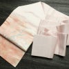 名古屋帯 太鼓柄 正絹 花柄 名古屋仕立て なごや帯 リサイクル帯 帯 金糸 ピンク_画像18