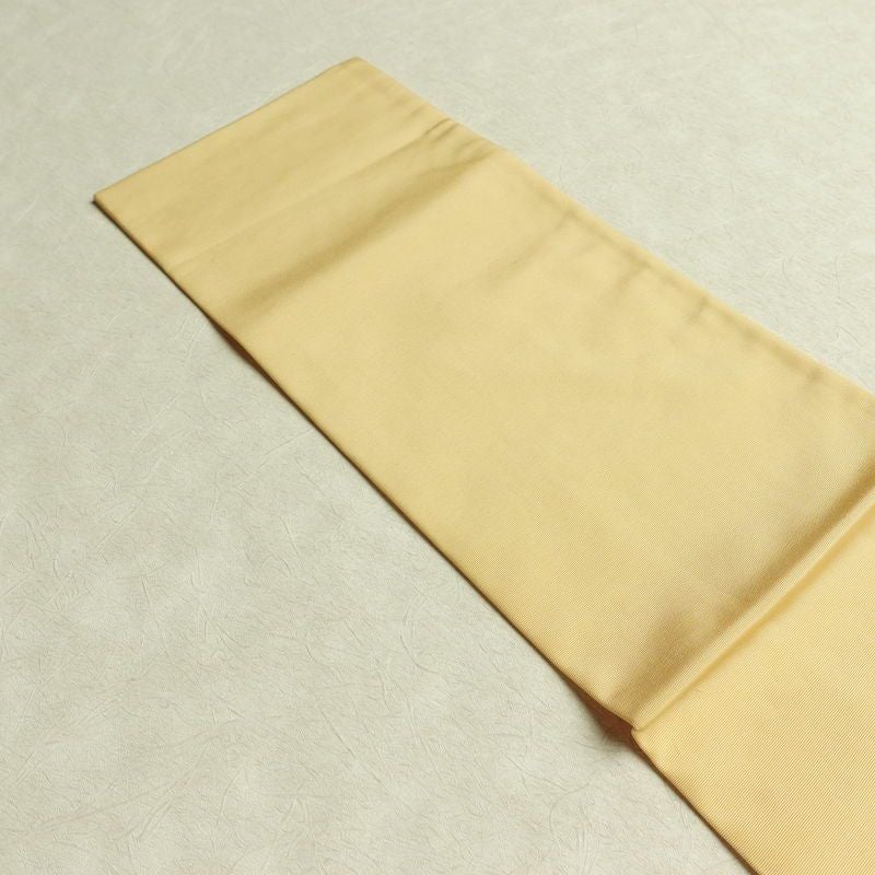 名古屋帯 太鼓柄 正絹 花柄 名古屋仕立て なごや帯 リサイクル帯 帯 黄・黄土色_画像17