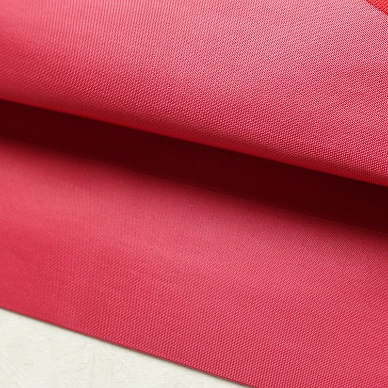 名古屋帯 太鼓柄 正絹 木の葉・植物柄 松葉仕立て なごや帯 リサイクル帯 帯 シンプル ピンク_画像8