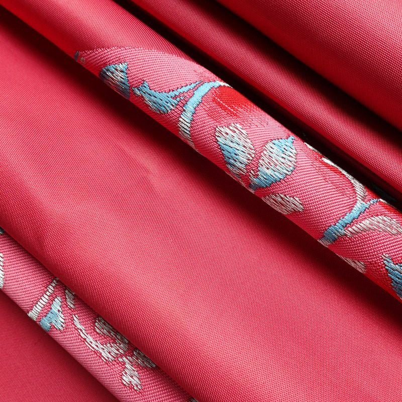 名古屋帯 太鼓柄 正絹 木の葉・植物柄 松葉仕立て なごや帯 リサイクル帯 帯 シンプル ピンク_画像21