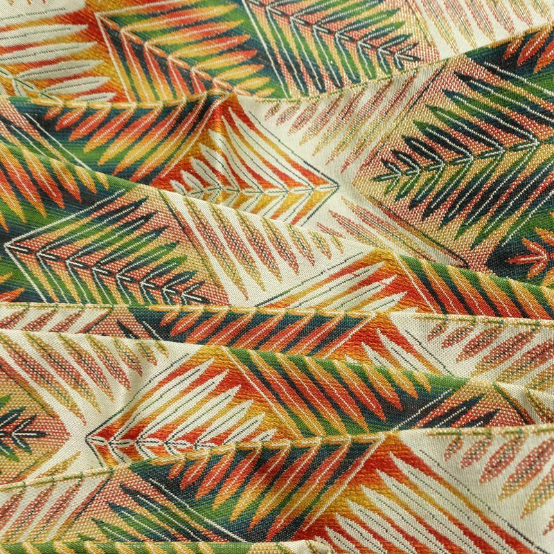 名古屋帯 全通柄 美品 正絹 木の葉・植物柄 名古屋仕立て なごや帯 リサイクル帯 帯 多色使い_画像17