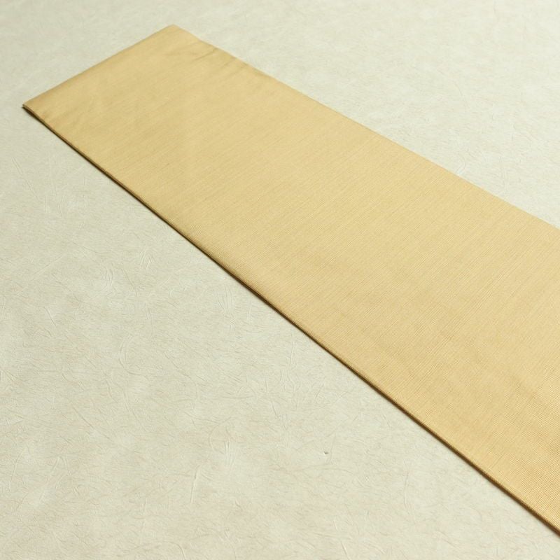 名古屋帯 六通柄 美品 正絹 人物・動物柄 名古屋仕立て なごや帯 リサイクル帯 帯 モダン ベージュ_画像16