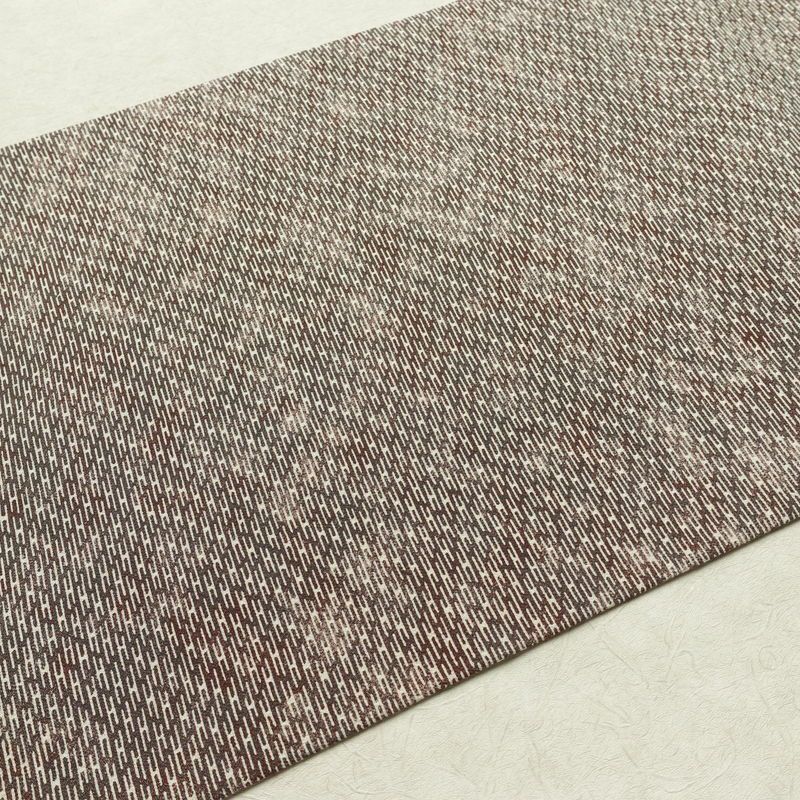 名古屋帯 全通柄 美品 正絹 古典柄 名古屋仕立て なごや帯 リサイクル帯 帯 茶_画像12