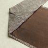名古屋帯 全通柄 美品 正絹 古典柄 名古屋仕立て なごや帯 リサイクル帯 帯 茶_画像19