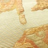 名古屋帯 六通柄 ふくれ織 正絹 幾何学柄・抽象柄 松葉仕立て なごや帯 リサイクル帯 帯 ベージュ_画像5