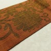 名古屋帯 六通柄 良品 正絹 木の葉・植物柄 名古屋仕立て なごや帯 リサイクル帯 帯 茶_画像11