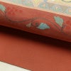 名古屋帯 太鼓柄 良品 つづれ織 正絹 蝶・昆虫柄 松葉仕立て なごや帯 リサイクル帯 帯 ピンク_画像8