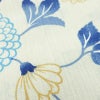 新品 浴衣 滝流れ織 国内染色 国内加工 女性用 綿 青 花 しつけ糸付き 未使用品 ゆかた レトロ シック モダン_画像7