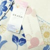 新品 浴衣 滝流れ織 国内染色 国内加工 女性用 綿 青 花 しつけ糸付き 未使用品 ゆかた レトロ シック モダン_画像15