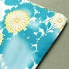 新品 浴衣 帯 2点セット 女性用 綿 平織 古典柄 浴衣 半幅帯 未使用品 花 青 蒼花 しっとり_画像9