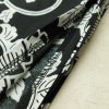 新品 浴衣 帯 2点セット 女性用 綿 平織 古典柄 浴衣 半幅帯 未使用品 唐草 黒_画像11