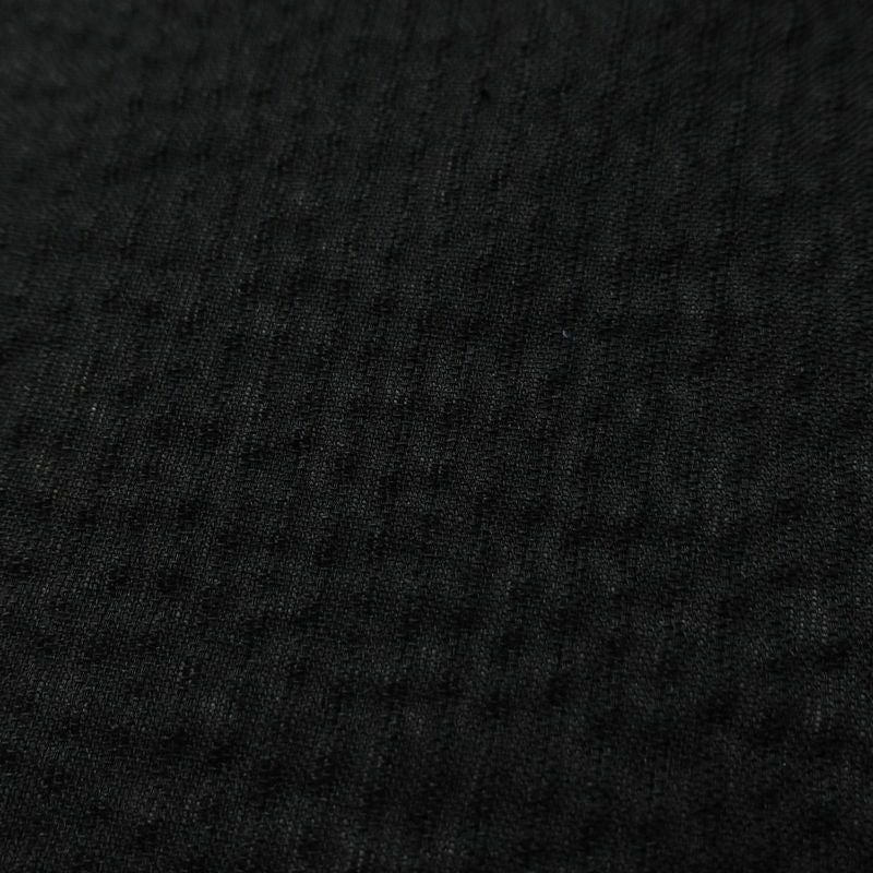 新品 男性用 浴衣 良品 綿 無地 単衣仕立て 身丈148cm 裄丈71.5cm 未使用品 黒_画像7