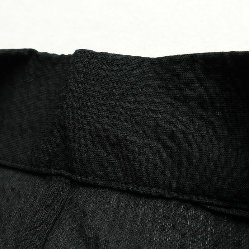 新品 男性用 浴衣 良品 綿 無地 単衣仕立て 身丈148cm 裄丈71.5cm 未使用品 黒_画像23