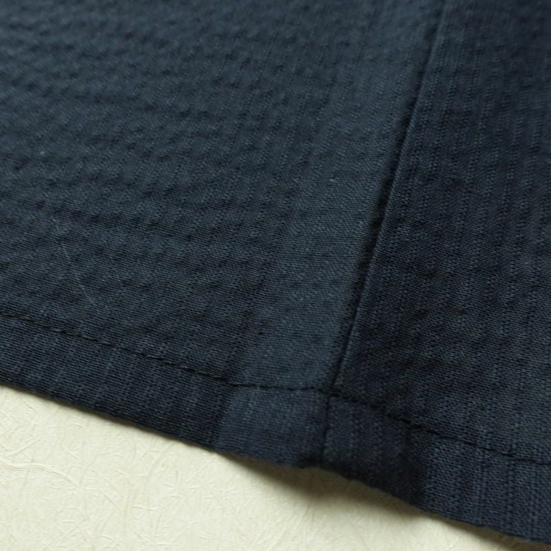 新品 男性用 浴衣 良品 綿 無地 単衣仕立て 身丈145.5cm 裄丈73cm 未使用品 青・紺_画像11