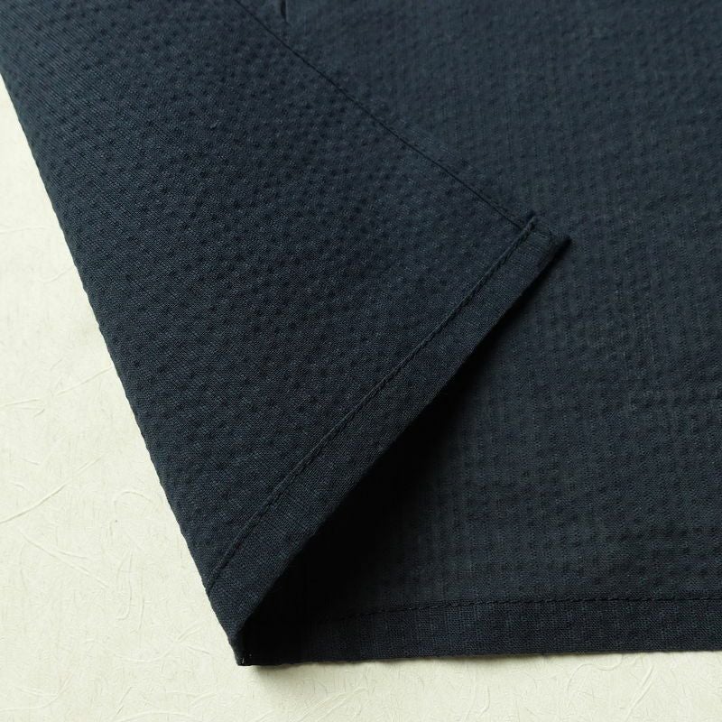 新品 男性用 浴衣 良品 綿 無地 単衣仕立て 身丈145.5cm 裄丈73cm 未使用品 青・紺_画像13