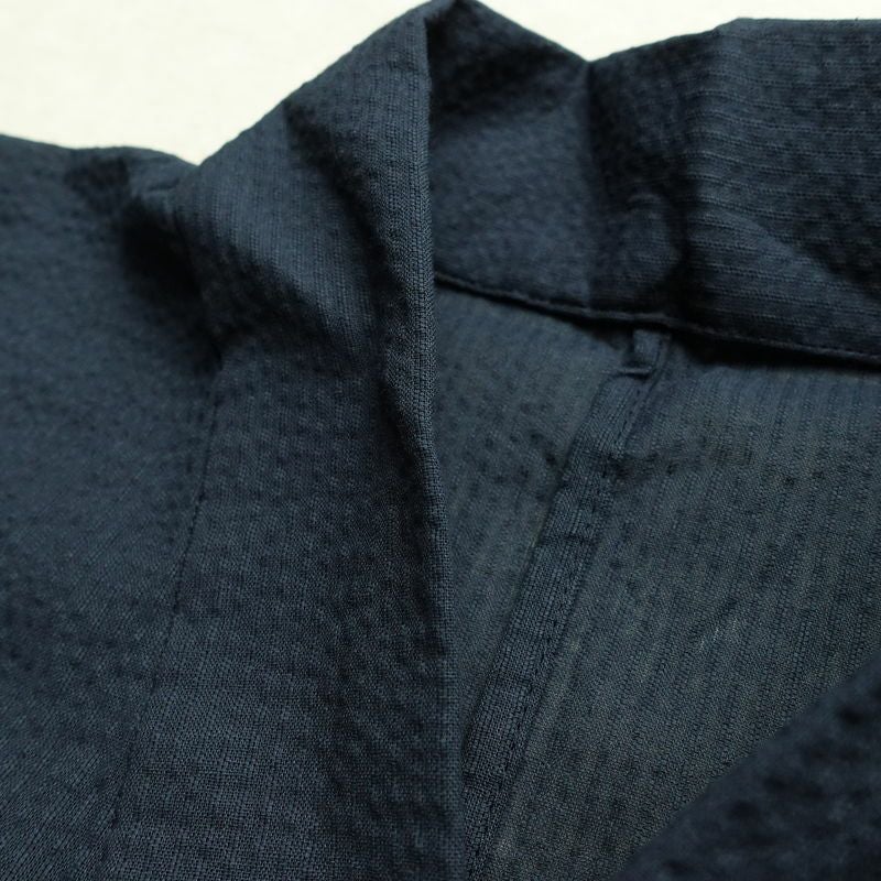 新品 男性用 浴衣 良品 綿 無地 単衣仕立て 身丈145.5cm 裄丈73cm 未使用品 青・紺_画像20